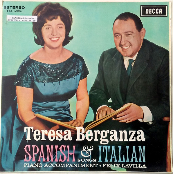 Teresa Berganza, Felix Lavilla – Spanish & Italian Songs (1962