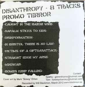 Disfortune - 8 Tracks Promo Terror album cover