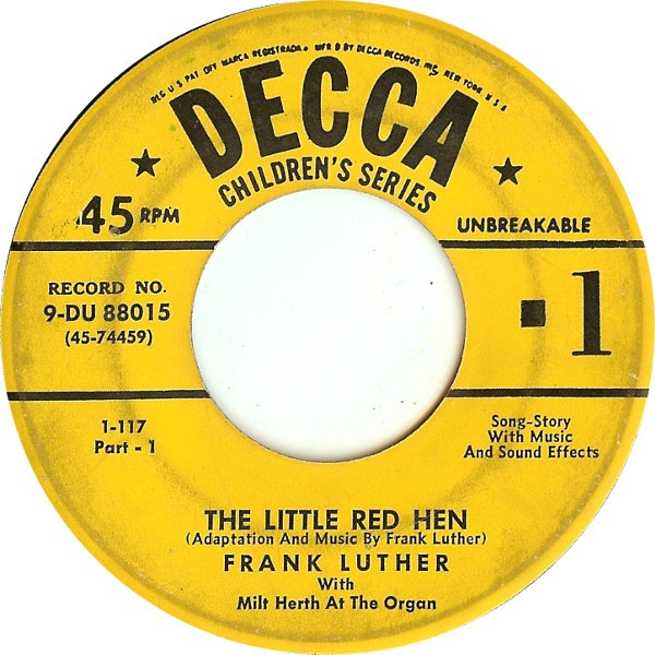 Album herunterladen Frank Luther - The Little Red Hen