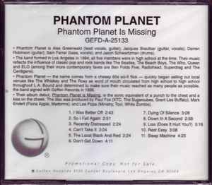 Phantom Planet – Phantom Planet Is Missing (1998, CD) - Discogs