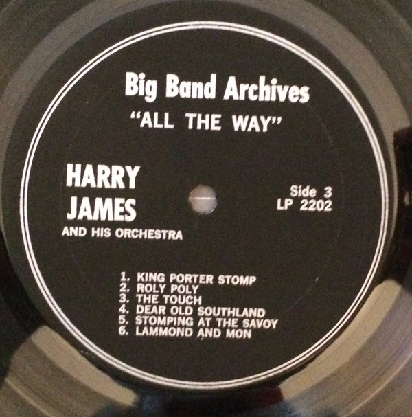 Harry James And His Orchestra - All The Way | Big Band Archives (LP-2202) - 6