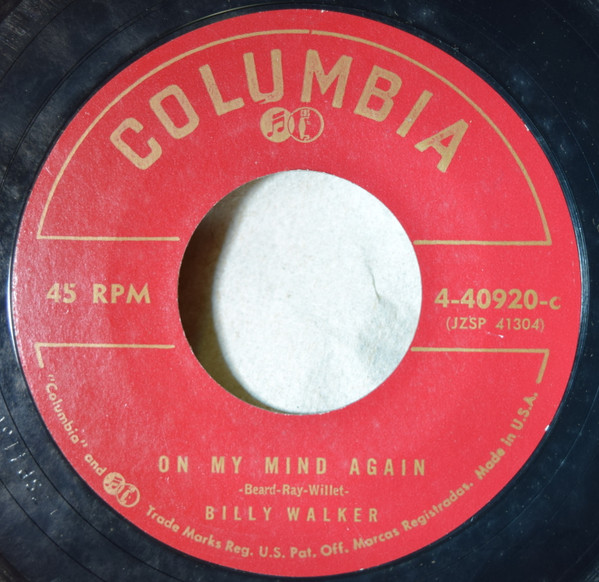 lataa albumi Billy Walker - On My Mind Again