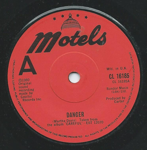 The Motels - Danger | Releases | Discogs