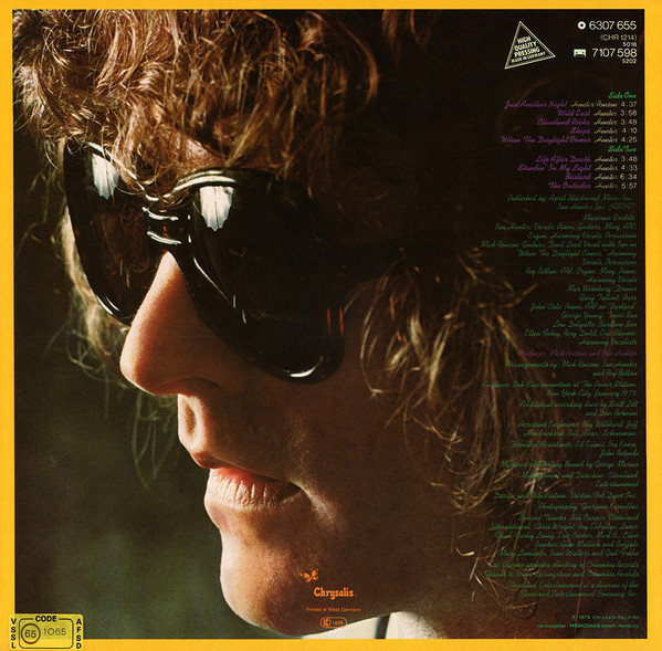 Ian Hunter - You're Never Alone With A Schizophrenic | Chrysalis (6307 655) - 2