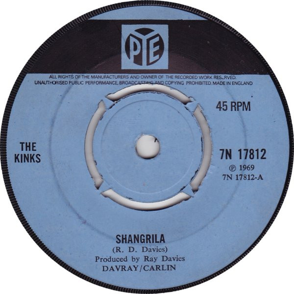 The Kinks – Shangrila (1969, Push-out Centre, Vinyl) - Discogs