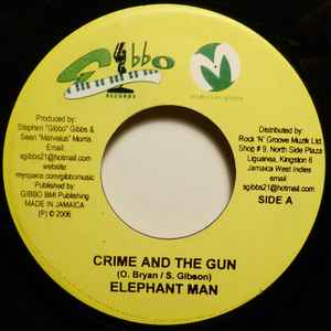 Elephant Man - Crime And The Gun / Fade Away album cover