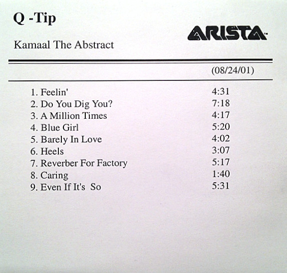 Q-Tip – Kamaal The Abstract (2009, Vinyl) - Discogs