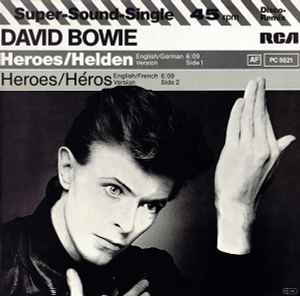 David Bowie - Heroes / Helden / Heroes / Héros album cover