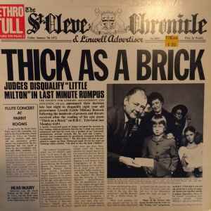 Jethro Tull – Thick As A Brick (Gatefold sleeve, Vinyl) - Discogs