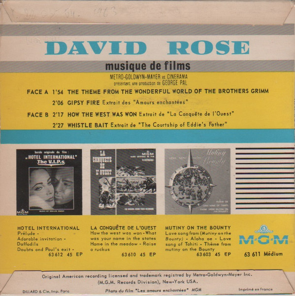 baixar álbum David Rose - musique de films