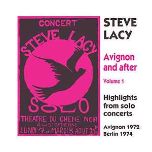 Steve Lacy - Avignon And After Volume 1 album cover