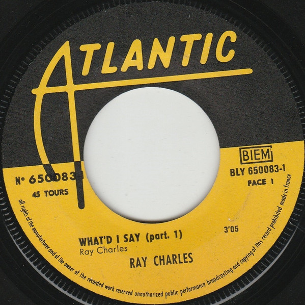 descargar álbum Ray Charles - Vol 1 Whatd I Say Part 1 2
