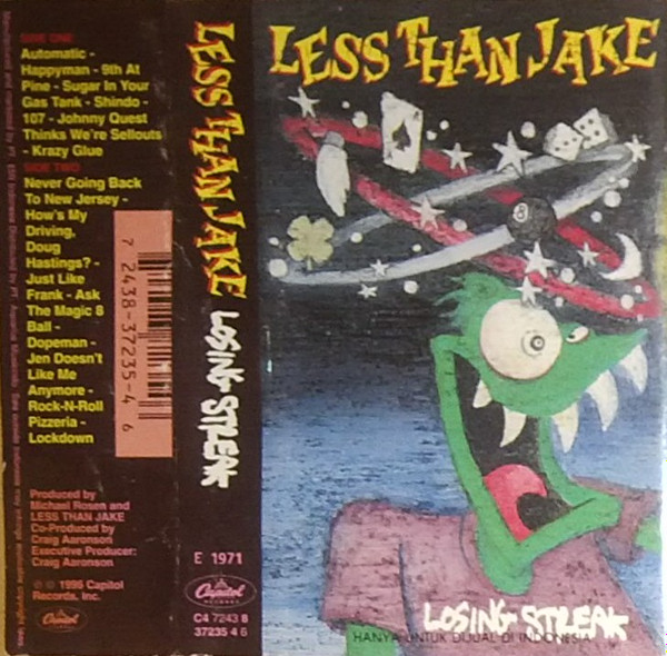 Less Than Jake – Losing Streak (1996, Cassette) - Discogs