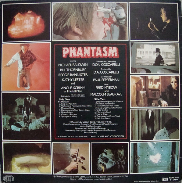 Fred Myrow And Malcolm Seagrave – Phantasm (Original Motion