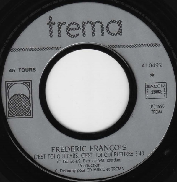 ladda ner album Frédéric François - Cest Toi Qui Pars