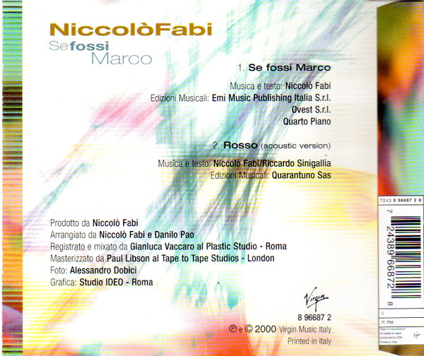 baixar álbum Niccolò Fabi - Se Fossi Marco