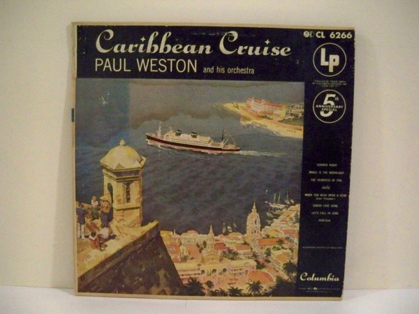 Paul Weston And His Orchestra – Caribbean Cruise (1955, Vinyl