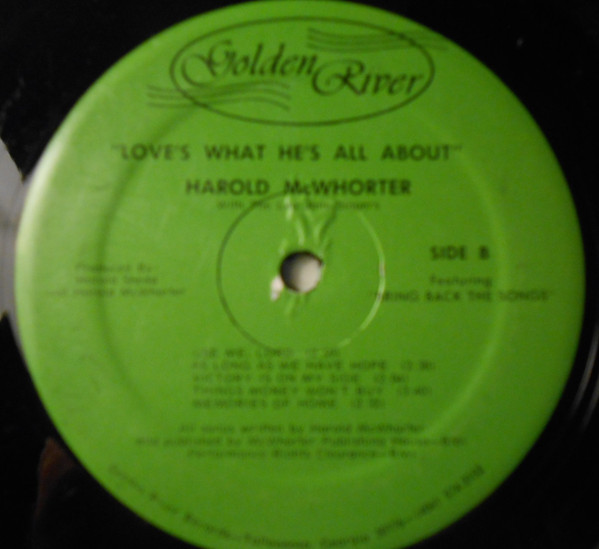 Album herunterladen Harold McWhorter - Loves What Hes All About