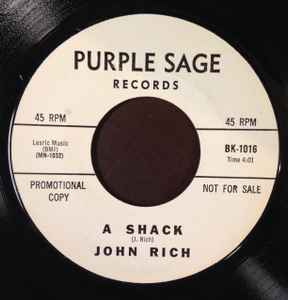 John Rich - A Shack album cover