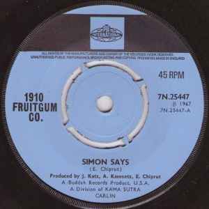 1910 Fruitgum Company Simon Says 45rpm 