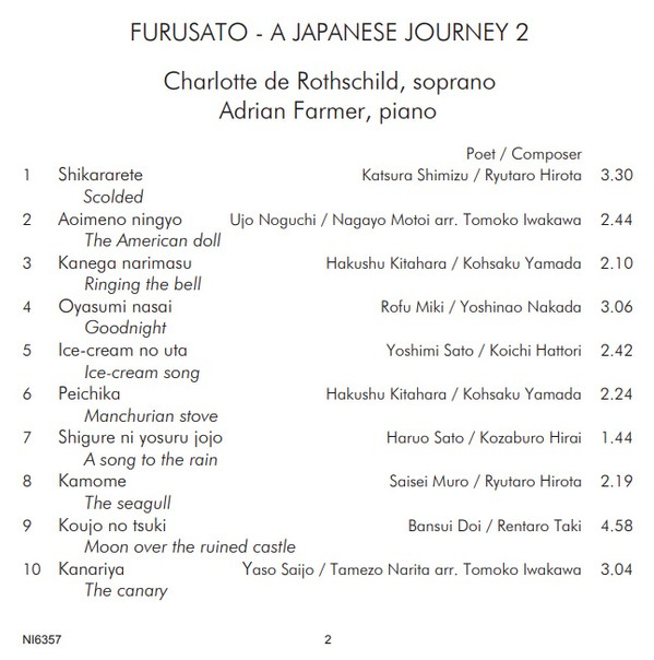 baixar álbum Charlotte De Rothschild, Adrian Farmer - Furusato A Japanese Journey 2