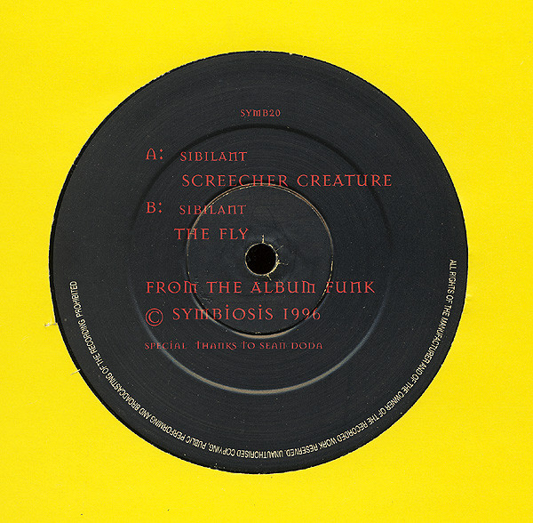 For det andet Ark Ulempe Sibilant – Screecher Creature / The Fly (1996, Vinyl) - Discogs