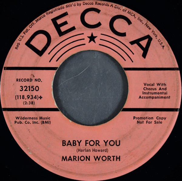 télécharger l'album Marion Worth - Only You Can Make Me Cry