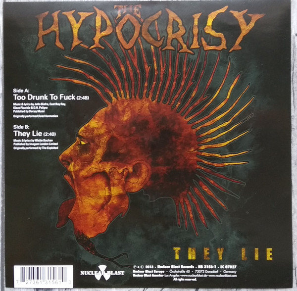Album herunterladen Hypocrisy - Too Drunk To Fuck