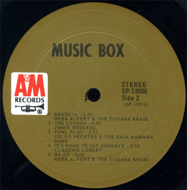 Various - Music Box | A&M Records (SP-19006) - 4