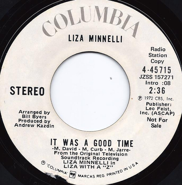 lataa albumi Liza Minnelli - Ring Them Bells It Was A Good Time