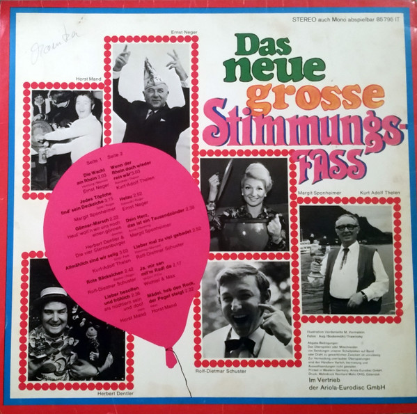 lataa albumi Various - Das Neue Grosse Stimmungsfass