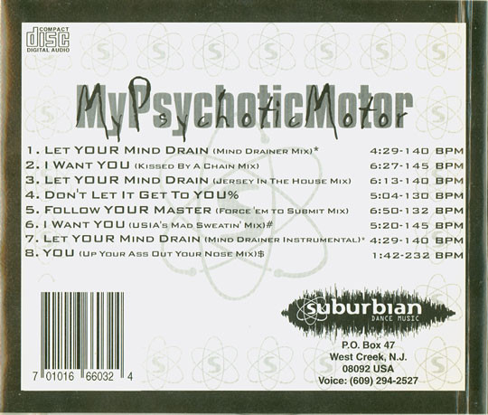 télécharger l'album My Psychotic Motor - The You EP