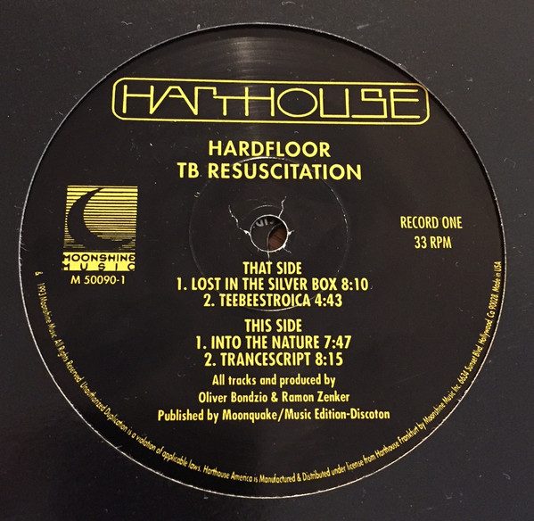 Hardfloor – TB Resuscitation (1993, Vinyl) - Discogs