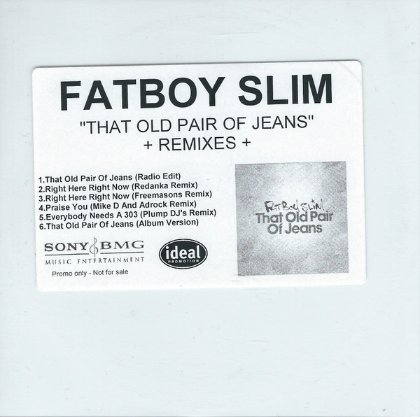 Fahrenheit token Ontwarren Fatboy Slim - That Old Pair Of Jeans | Releases | Discogs