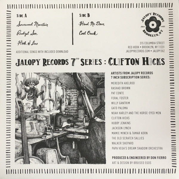 descargar álbum Clifton Hicks - Jalopy Records 7 Series