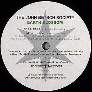 THE JOHN BETSCH SOCIETY『ODE TO ETHIOPIA』