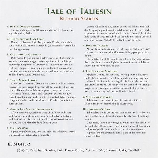 Album herunterladen Richard Searles - Tale Of Taliesin