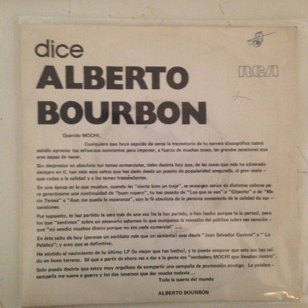 télécharger l'album Various - Dice Juan Erasmo Mochi Dice Alberto Bourbon