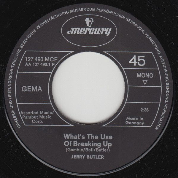 télécharger l'album Jerry Butler - Whats The Use Of Breaking Up A Brand New Me