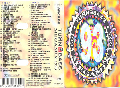 baixar álbum Various - Turn Up The Bass Megamix 1993