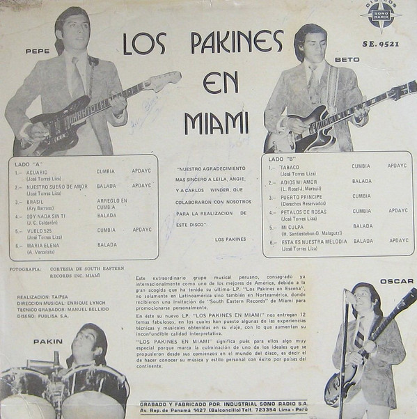 baixar álbum Los Pakines - Los Pakines En Miami