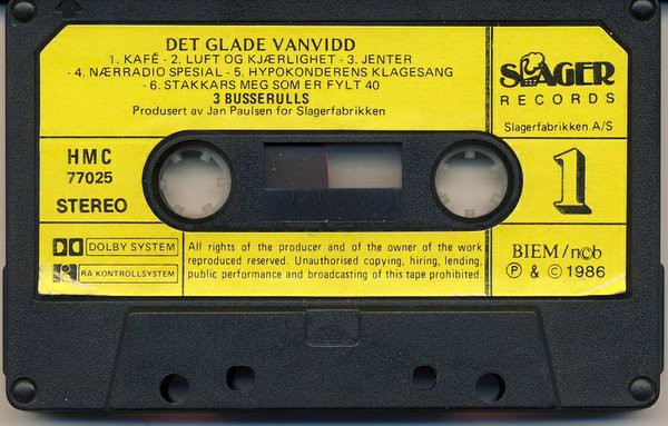 descargar álbum 3 Busserulls - Det Glade Vanvidd