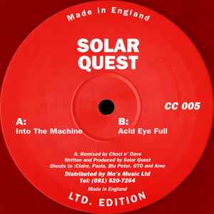 Solar Quest - Into The Machine album cover