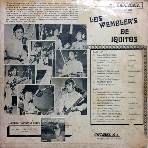 baixar álbum Los Wembler's De Iquitos - La Amenaza Verde