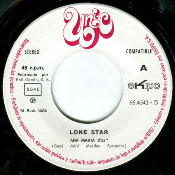 descargar álbum Lone Star - Ana María Hallelujah