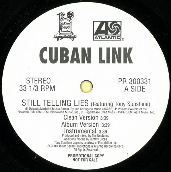 Cuban Link – Still Telling Lies (2000, Vinyl) - Discogs