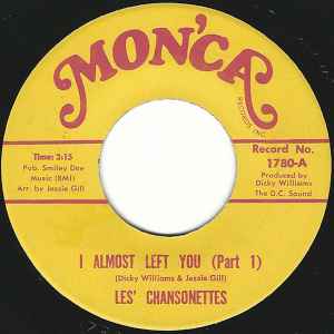 Les Chansonettes - I Almost Left You album cover