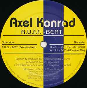 Axel Konrad - R.U.F.F. - Beat album cover