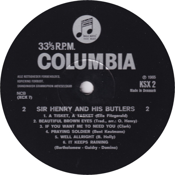 Album herunterladen Sir Henry & His Butlers - Sir Henry His Butlers