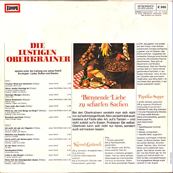 last ned album Die Lustigen Oberkrainer - Die Lustigen Oberkrainer